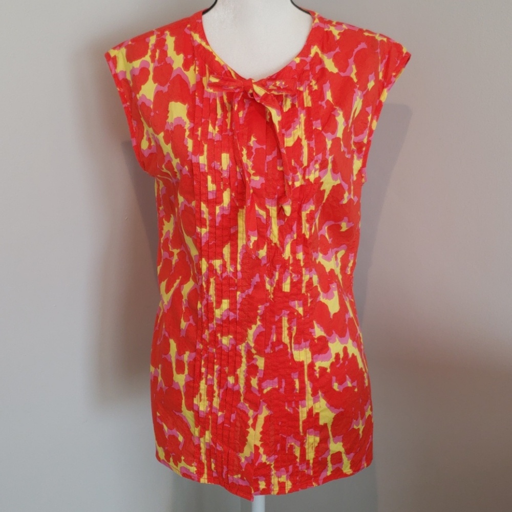 GAP | Poppy Flower | Button Down | Sleeveless Top